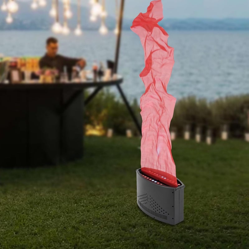 choayun 5.91FT Electric Fake Fire Flame 24 LED Flame Lamp Stage Lights, 3D Artificial Fire Lamp Fake Flame Effect Lamp Simulated Campfire Flame Light for Christmas Party Festival Halloween Decoration - Image 1